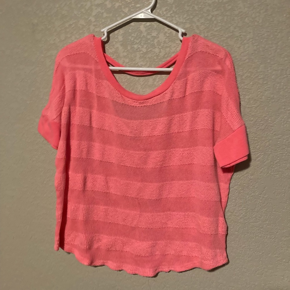 LUSH Knit Striped Shirt